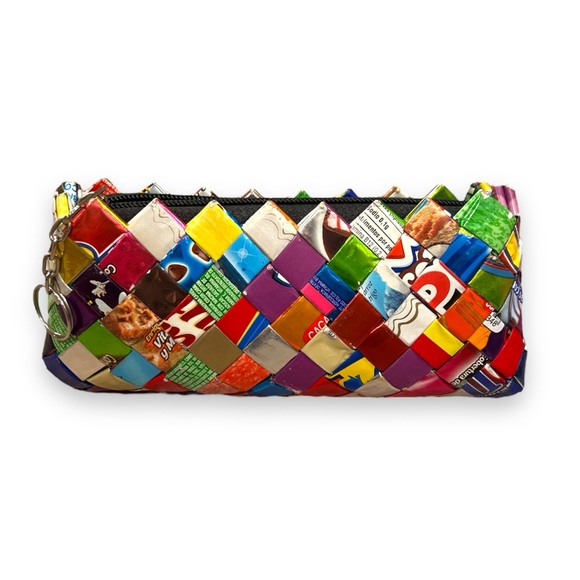 Nahui Ollin Handbags - Nahui Ollin Candy Wrapper Clutch Bag